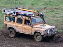 Camel Trophy Defender 110 in mud
