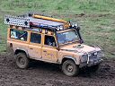 Camel Trophy Defender 110 in mud