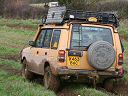 Rear and side of Camel Trophy Discovery