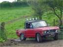 Red Range Rover pick up