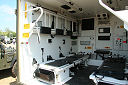 Inside of ambulance