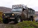 Land Rover 127 green laning